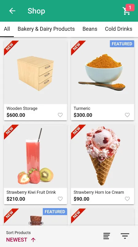 Capturas de pantalla de TC Grocery