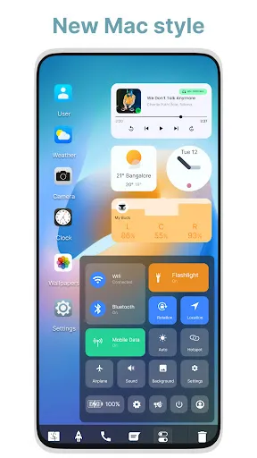 Launcher for Mac OS Style Ekran Görüntüleri