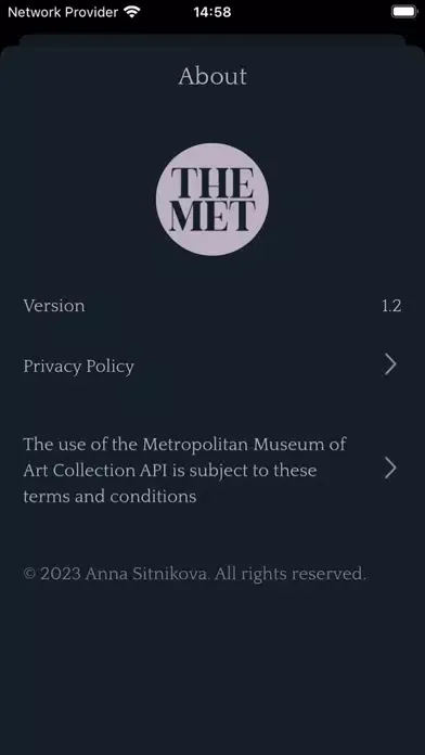 THE MET App应用截图