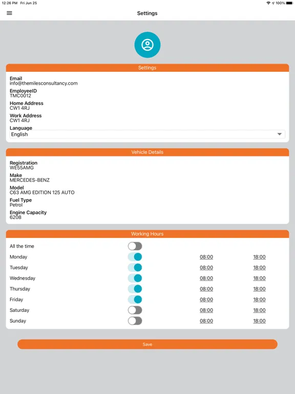 Capturas de pantalla de TMC-e iPad 