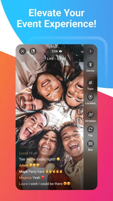 ภาพหน้าจอของ Vibes - Messenger