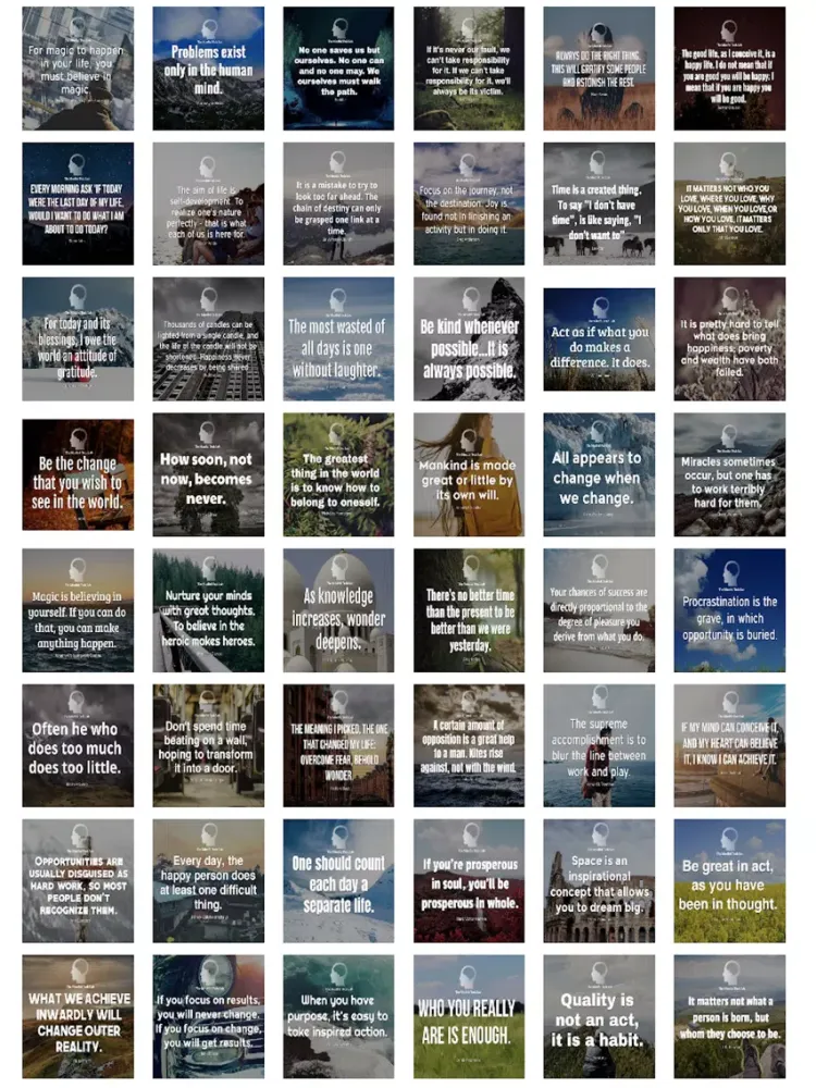 Mindful Quote Sticker Pack iPad 应用截图