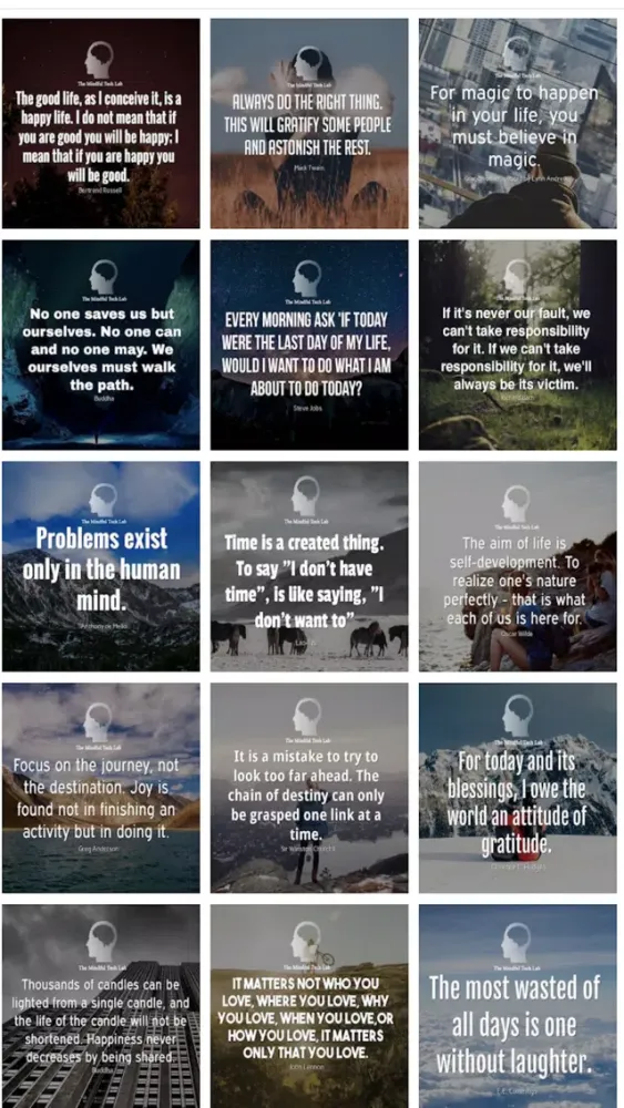 Mindful Quote Sticker Pack应用截图