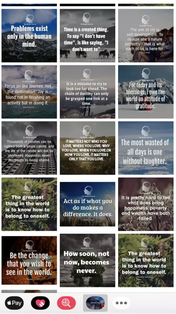Mindful Quote Sticker Pack应用截图