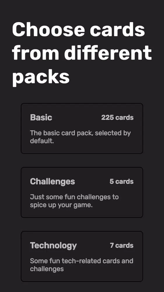 Shots - A party game سکرین شاٹس