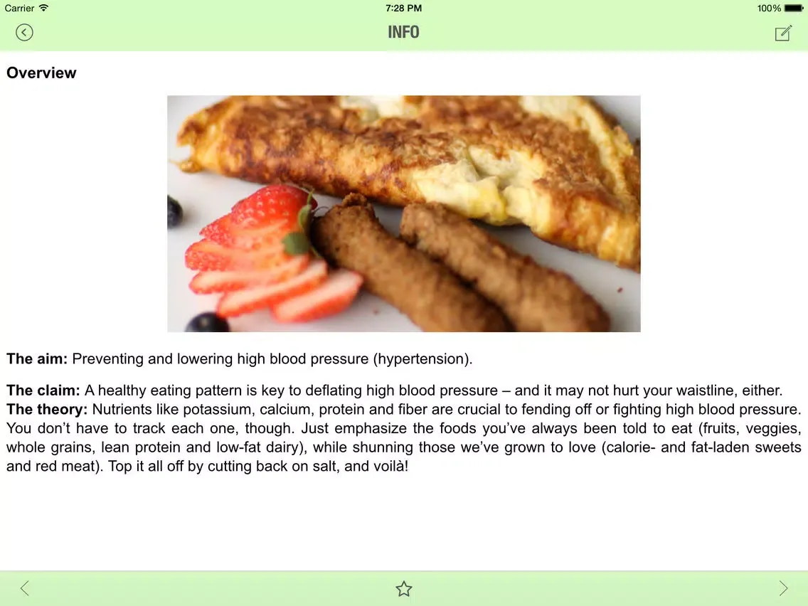 Capturas de pantalla de DASH Diet for Healthy Weight Loss, Lower Blood Pressure & Cholesterol iPad 