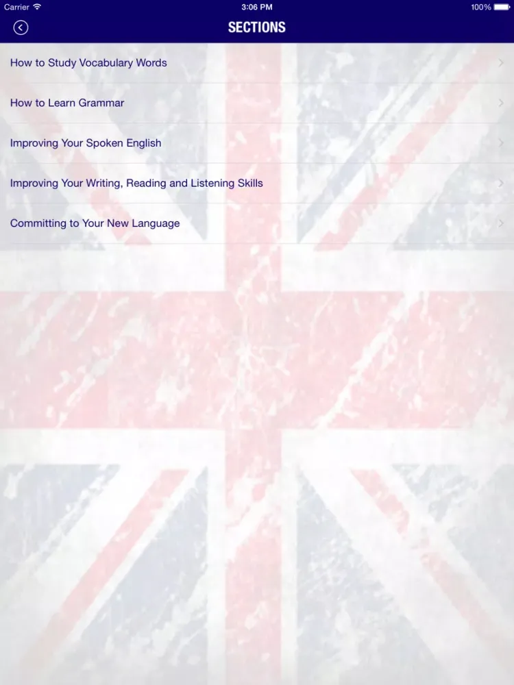 Capturas de pantalla de English Learning - FREE Guide for Beginners. iPad 