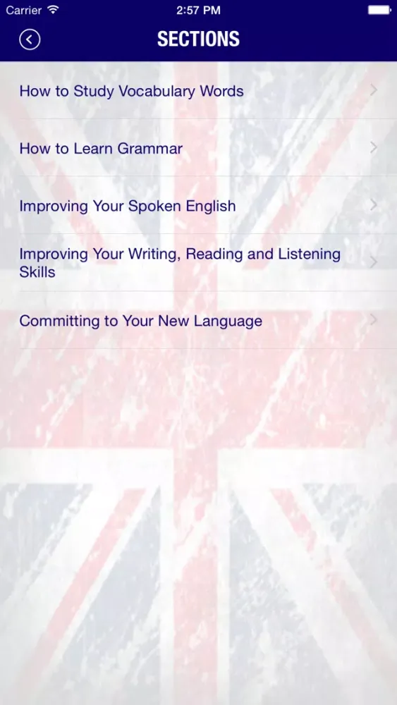 Capturas de pantalla de English Learning - FREE Guide for Beginners.