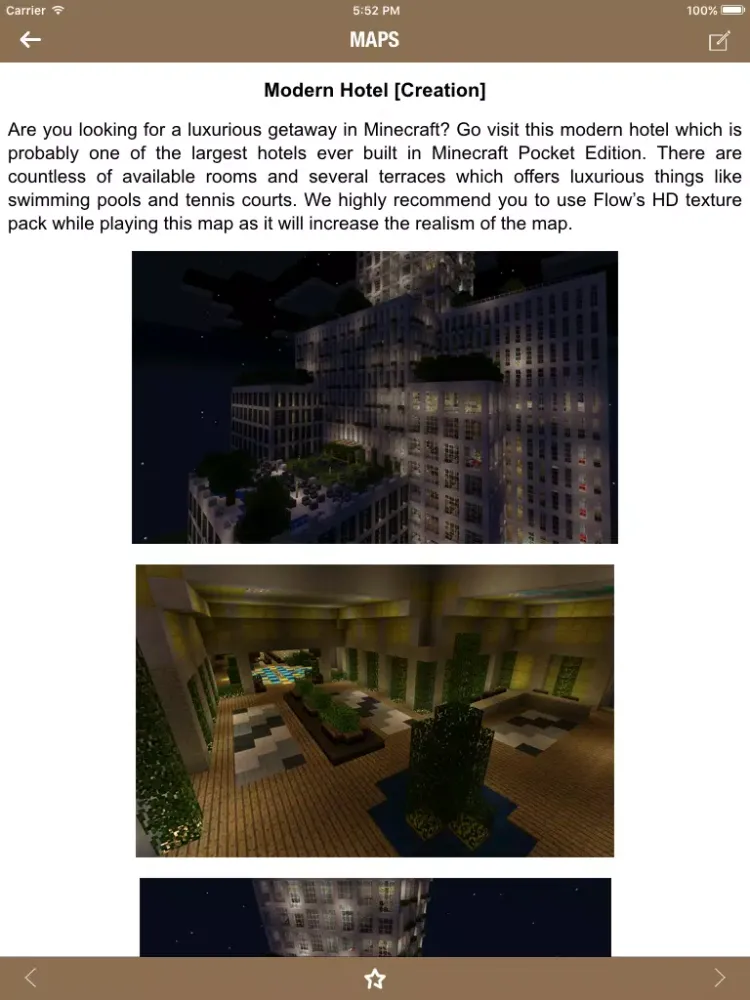 Скриншоты Maps for Minecraft Pocket Edition Free iPad 