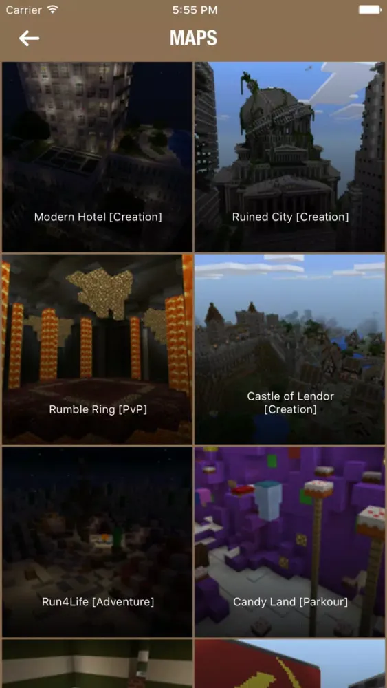 Скриншоты Maps for Minecraft Pocket Edition Free