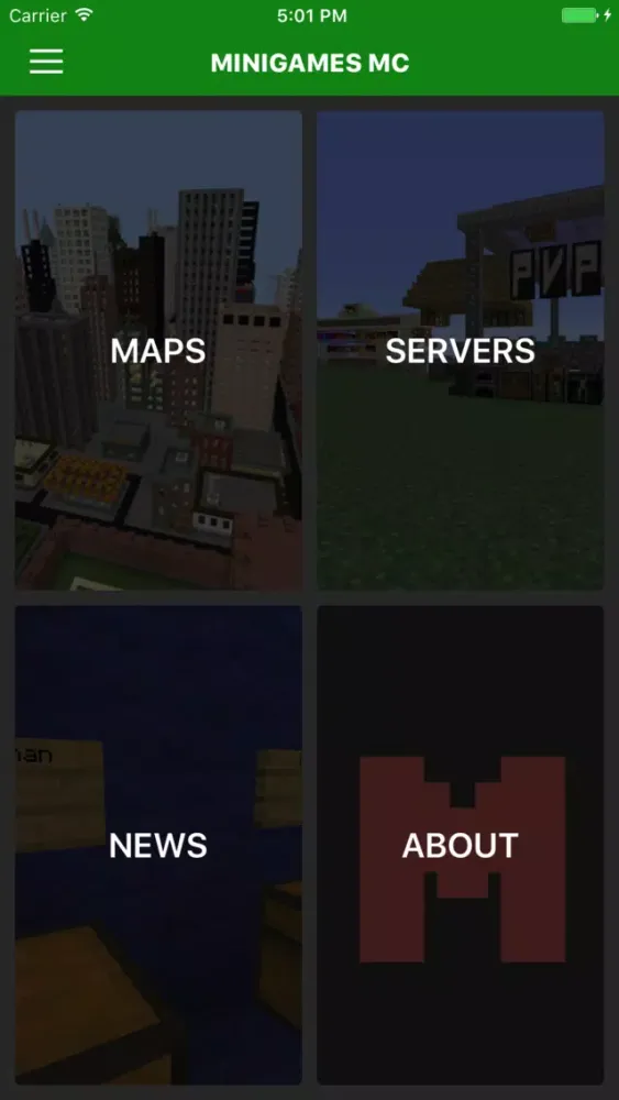 Mini Games for Minecraft PE (Best Maps & Servers)应用截图