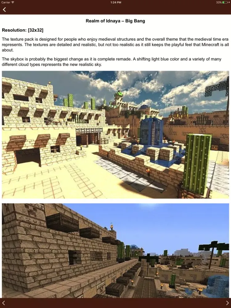 Texture Packs Guide for Minecraft PE version 1.0! iPad  스크린샷