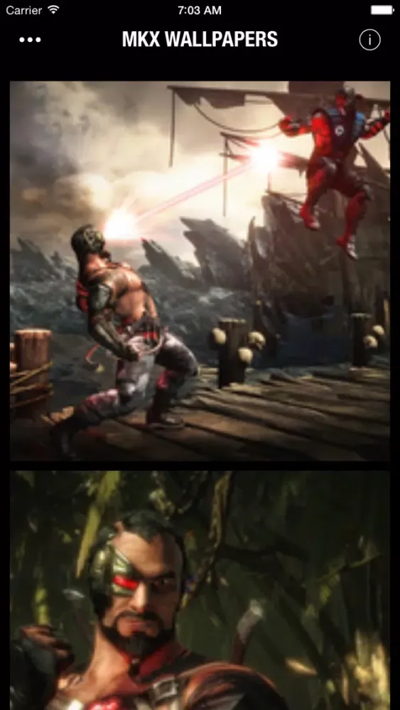 Ảnh chụp màn hình của Wallpapers for Mortal Combat X - Best MKX Artworks!