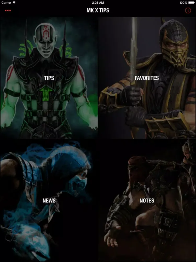 Tips for Mortal Kombat X - Mobile Guide with tips and tricks for MKX! iPad  Screenshots