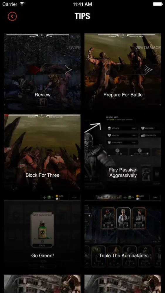 Tips for Mortal Kombat X - Mobile Guide with tips and tricks for MKX! Screenshots