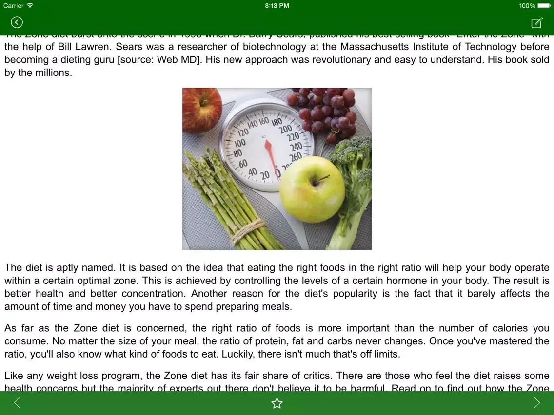 Ảnh chụp màn hình của Best Diets - Select Best Diet for You! iPad 