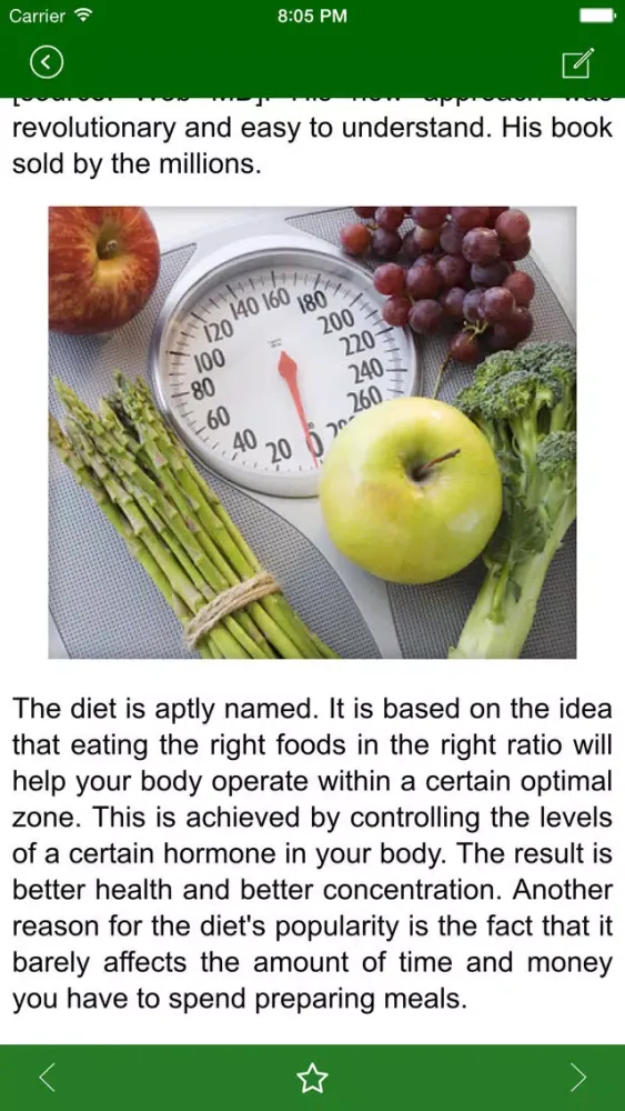 Ảnh chụp màn hình của Best Diets - Select Best Diet for You!
