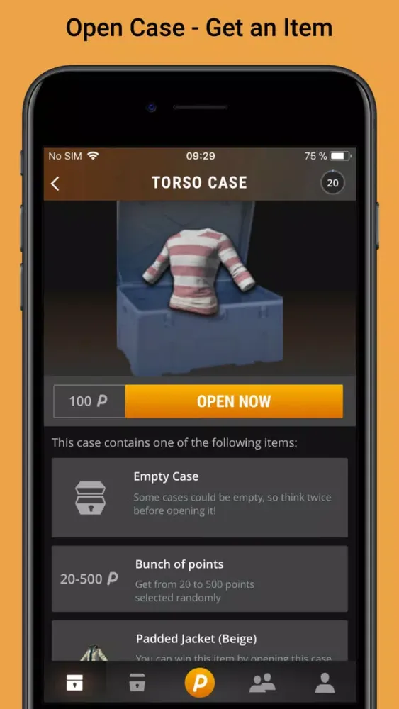 PUBGY - Cases, Items & Skins Ekran Görüntüleri
