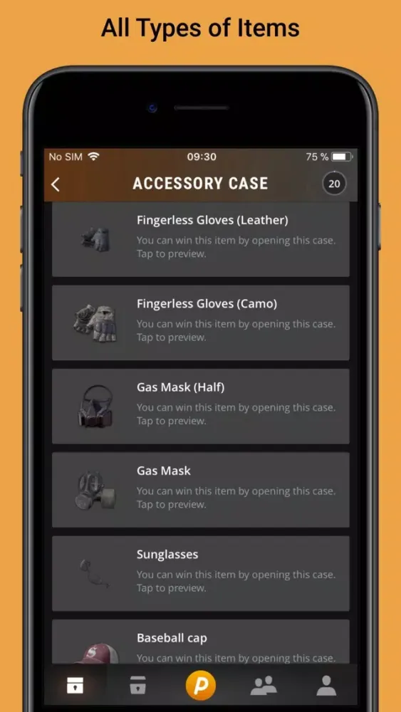 PUBGY - Cases, Items & Skins Ekran Görüntüleri