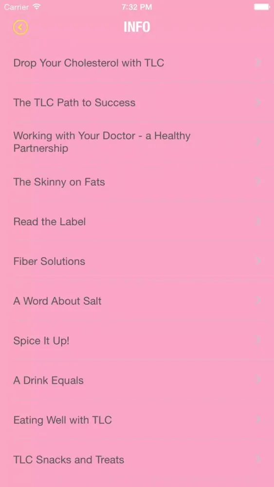 Tangkapan skrin TLC diet – Healthy Weight Loss Diet: Control Blood Cholesterol and Protect Your Heart Health.