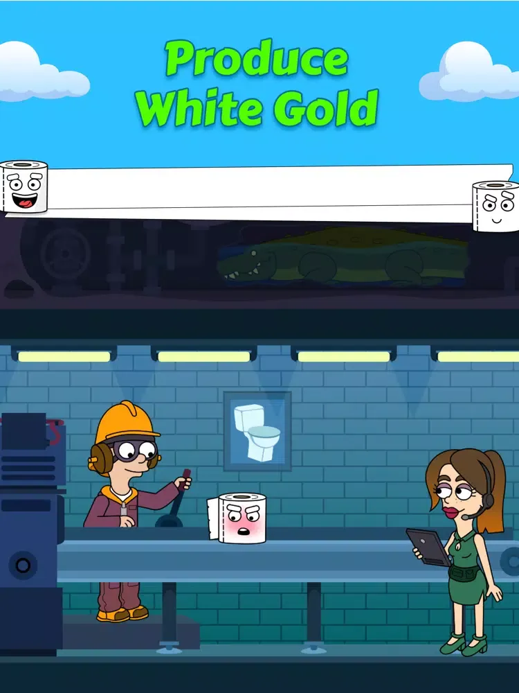 صور Idle Toilet Paper Tycoon iPad 