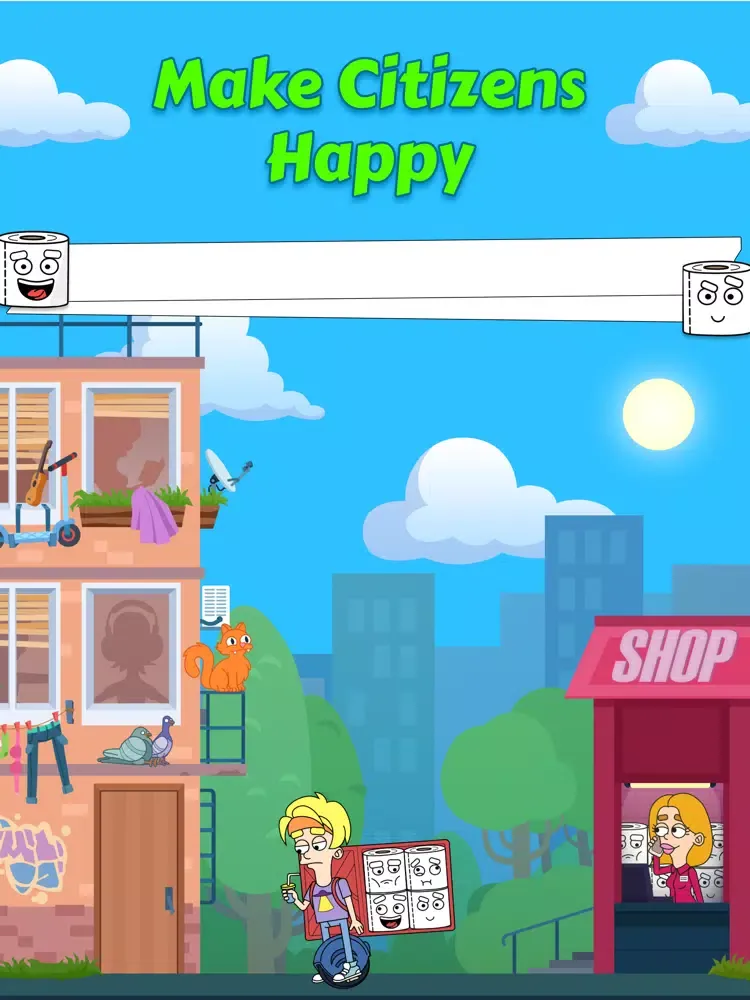 صور Idle Toilet Paper Tycoon iPad 