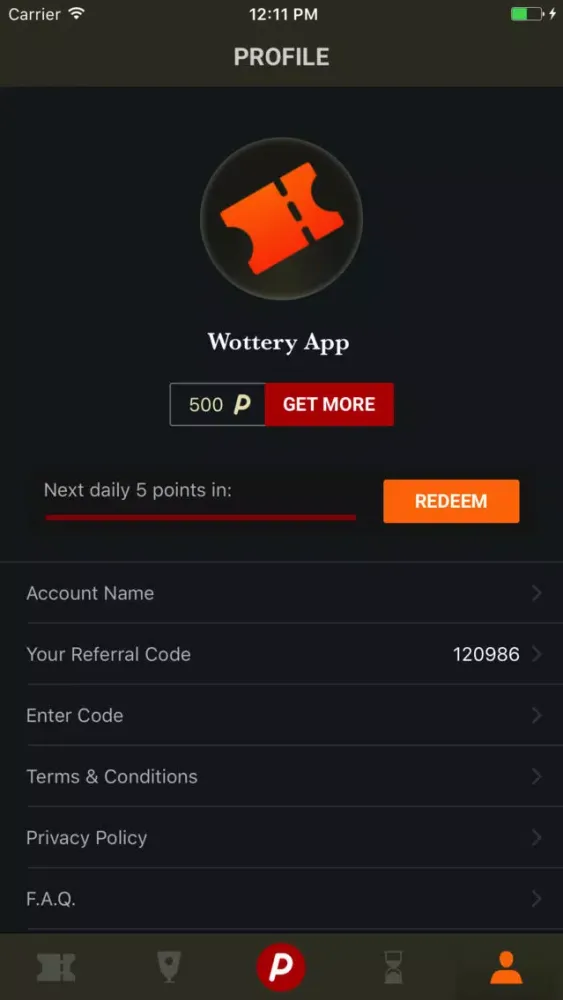 Captures d'écran de Wottery - Win Gold for World of Tanks