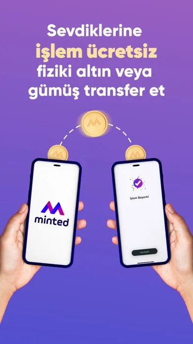 Capturas de tela do Minted TR