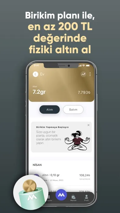 Capturas de tela do Minted TR