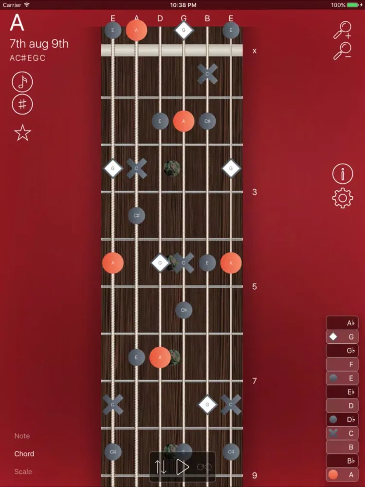 FretBoard - Scales & Chords iPad  스크린샷