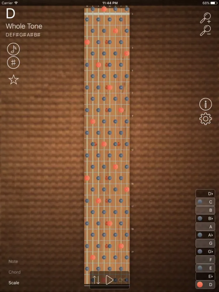 FretBoard - Scales & Chords iPad  스크린샷