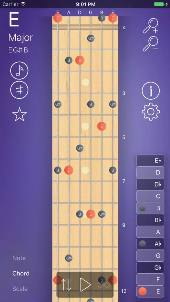 FretBoard - Scales & Chords 스크린샷