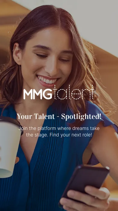 Tangkapan skrin MMG Talent - Casting Agency