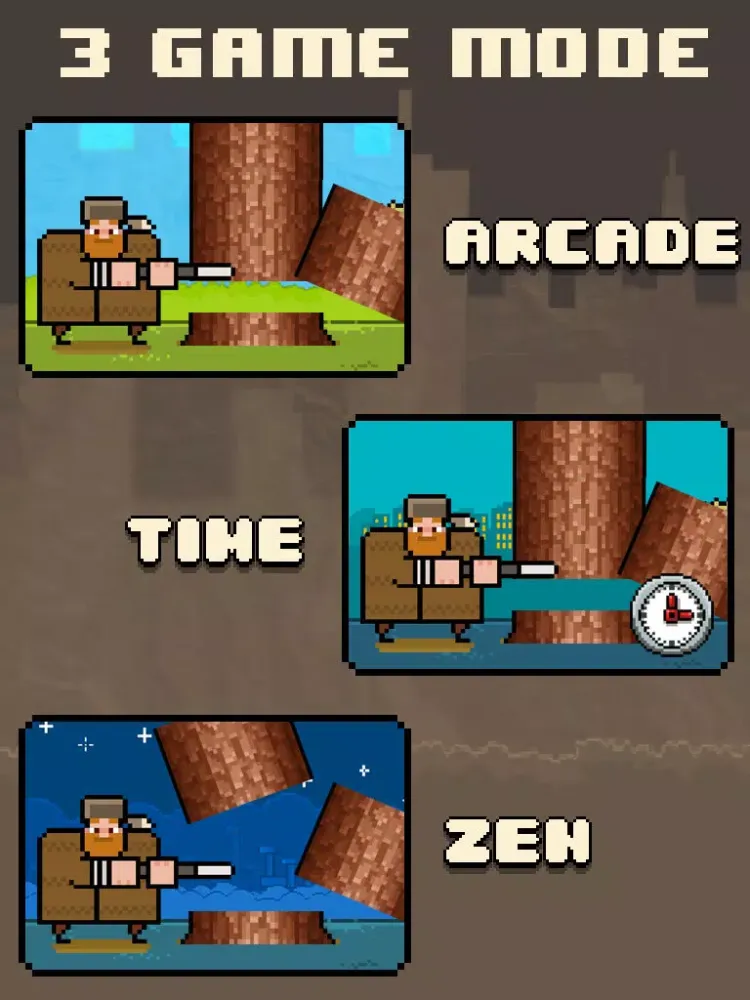 Woodcutter - Cut The Trees iPad  Ekran Görüntüleri