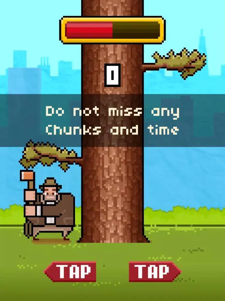 Woodcutter - Cut The Trees iPad  Ekran Görüntüleri