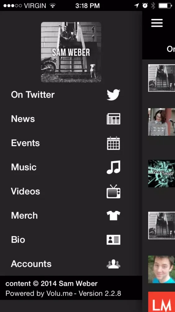 Capturas de pantalla de Sam Weber