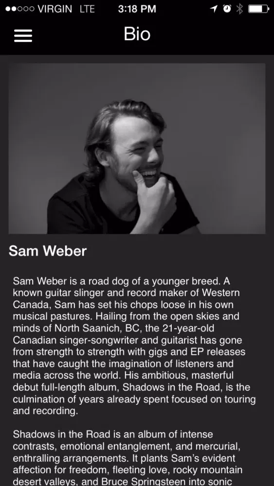 Capturas de pantalla de Sam Weber