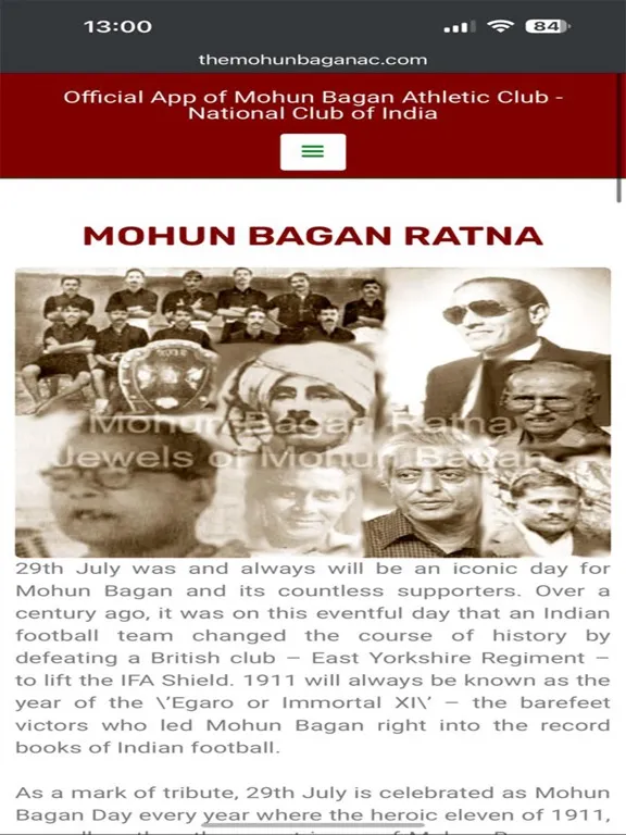 Screenshot di Mohun Bagan Athletic Club iPad 
