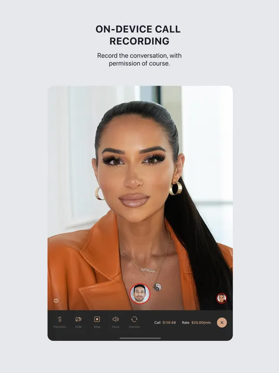 Tangkapan skrin MOTI Chat iPad 