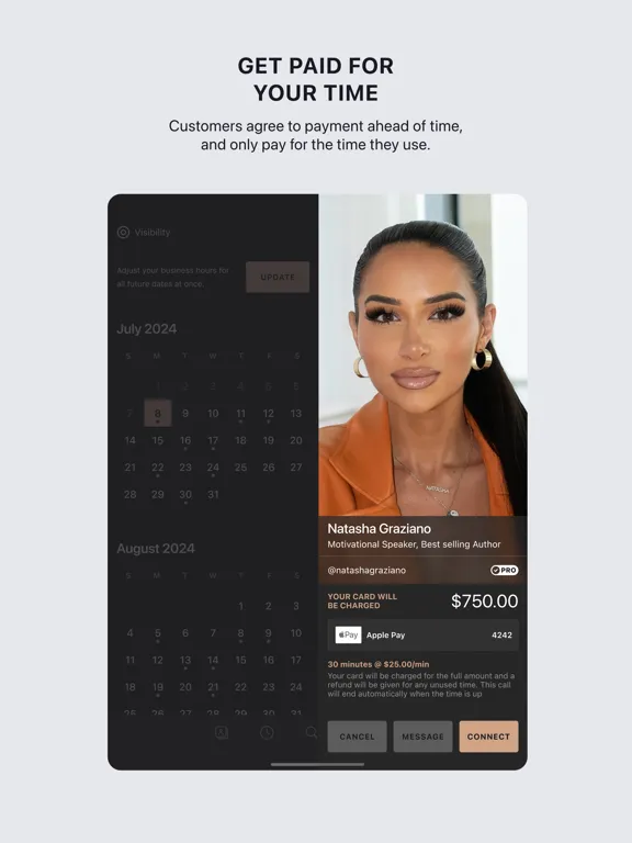 Tangkapan skrin MOTI Chat iPad 