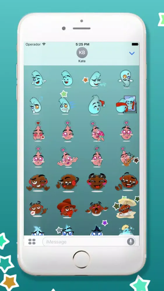 Sweet Elements Touch - Small Characters Stickers Screenshots