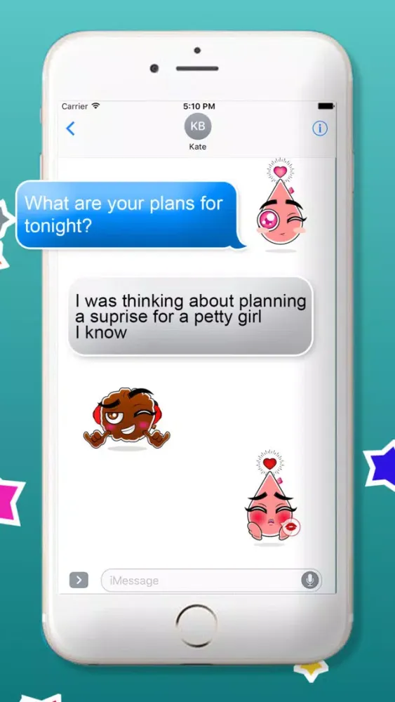 Sweet Elements Touch - Small Characters Stickers Screenshots