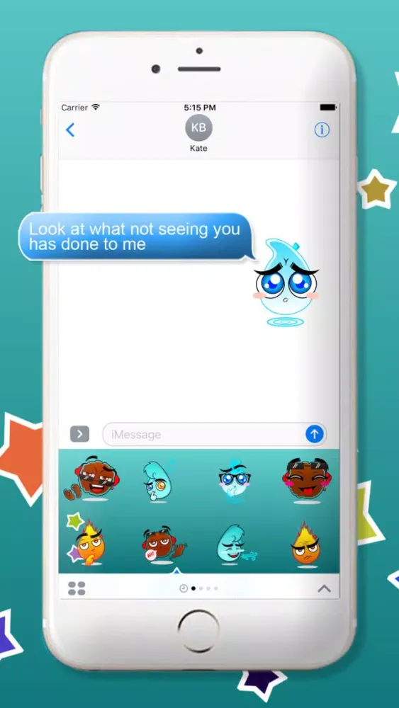 Sweet Elements Touch - Small Characters Stickers Screenshots