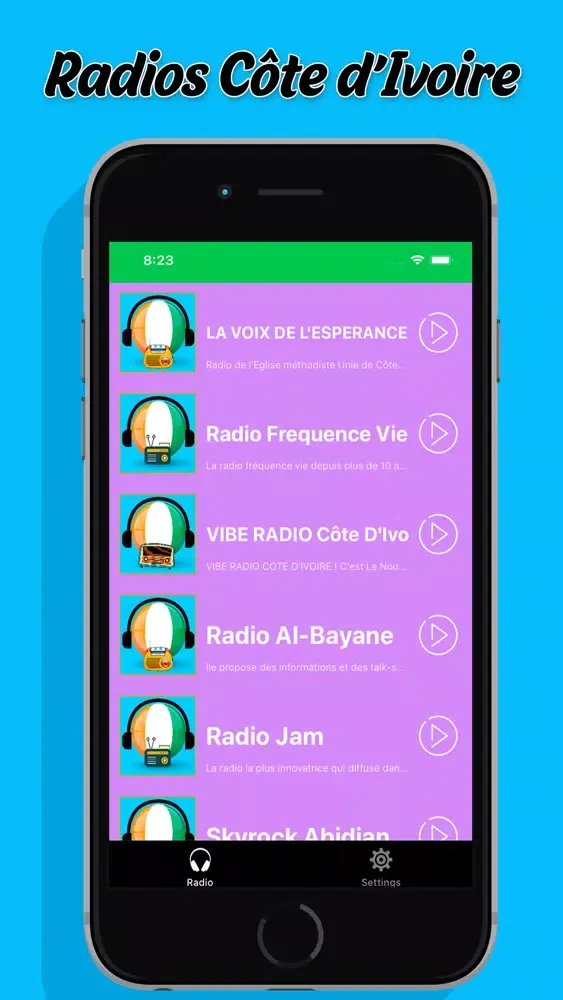 Radios Côte d'Ivoire স্ক্রিনশট