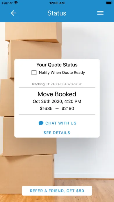 Muva: Moving & Shipping سکرین شاٹس