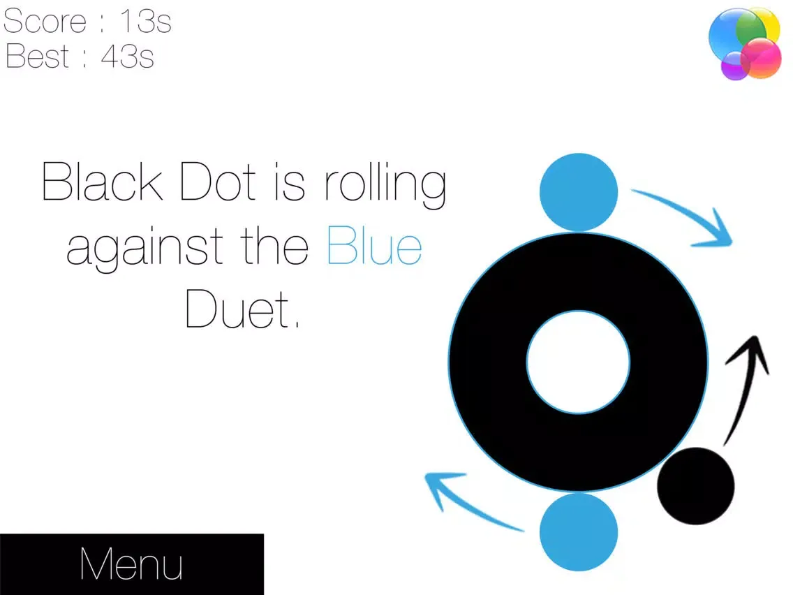 Capturas de tela do The Dot. (Punktar Blek Mania 2 - Avoid The Blue Micromon Attack) iPad 