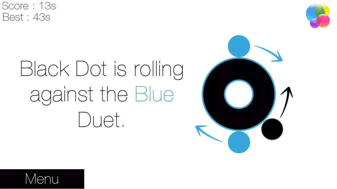 The Dot. (Punktar Blek Mania 2 - Avoid The Blue Micromon Attack) स्क्रीनशॉट