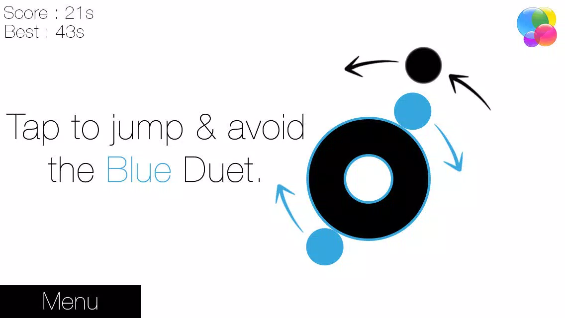 The Dot. (Punktar Blek Mania 2 - Avoid The Blue Micromon Attack) स्क्रीनशॉट