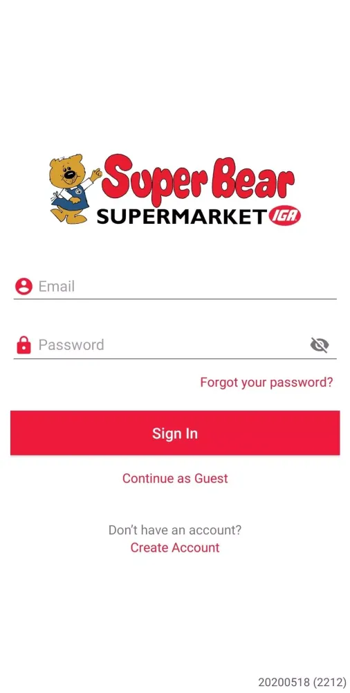 Tangkapan skrin Super Bear IGA
