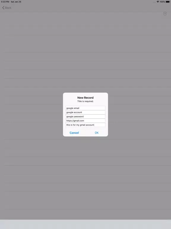 Zrzuty ekranu For My Eyes Only iPad 